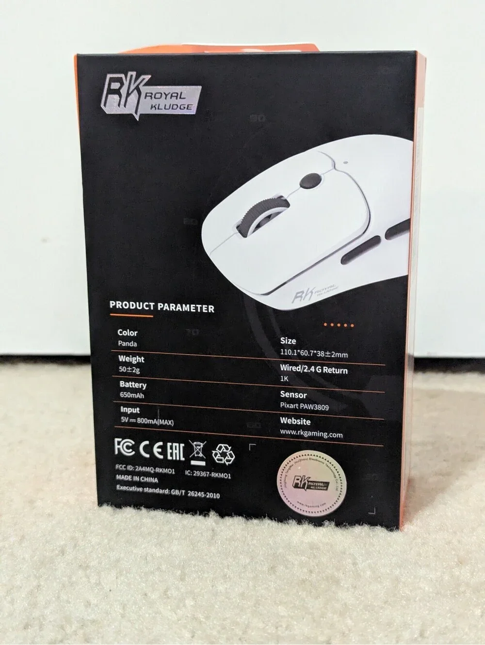 RK Royal Krudge MO1 Wireless Mouse 55g Lightweight
